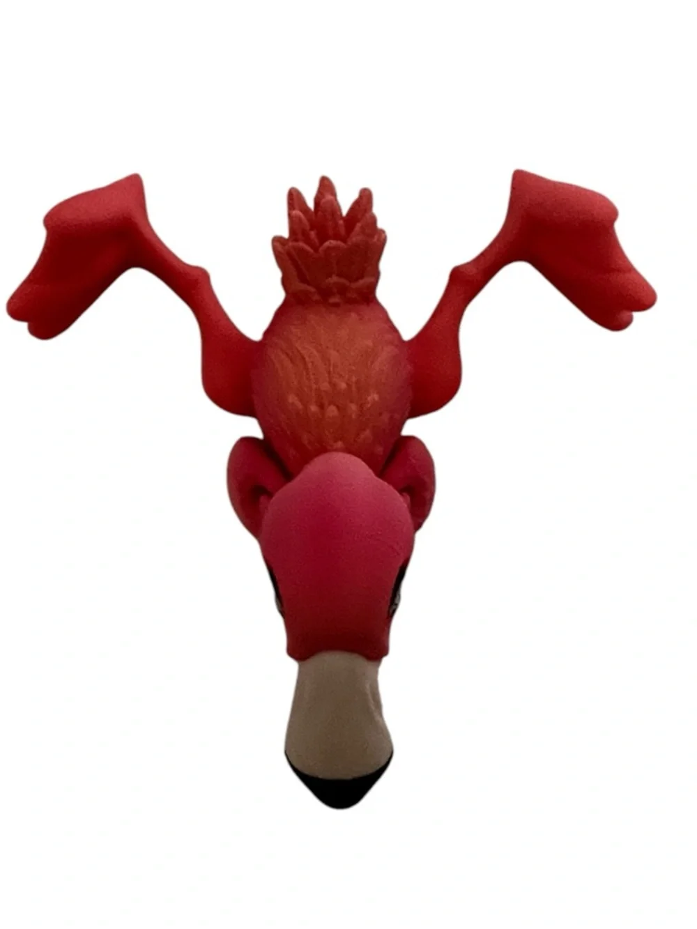 Pink Flamingo 3D printed articulated fun to play with. For all ages